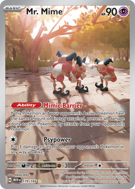 Pokemon TCG - Mr. Mime - MEW