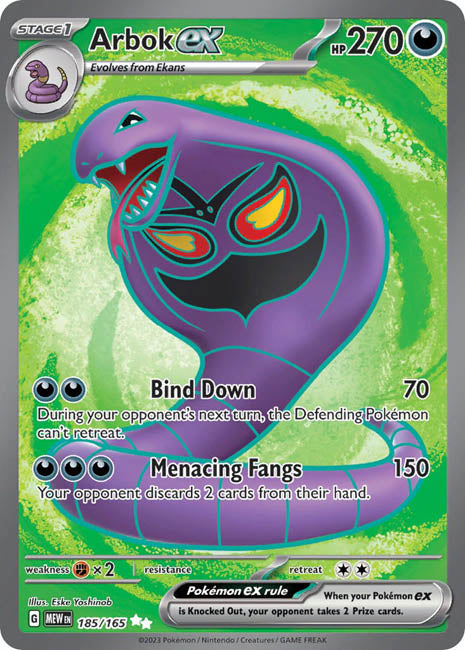 Pokemon TCG - Arbok ex - MEW