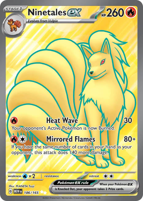 Pokemon TCG - Ninetales ex - MEW