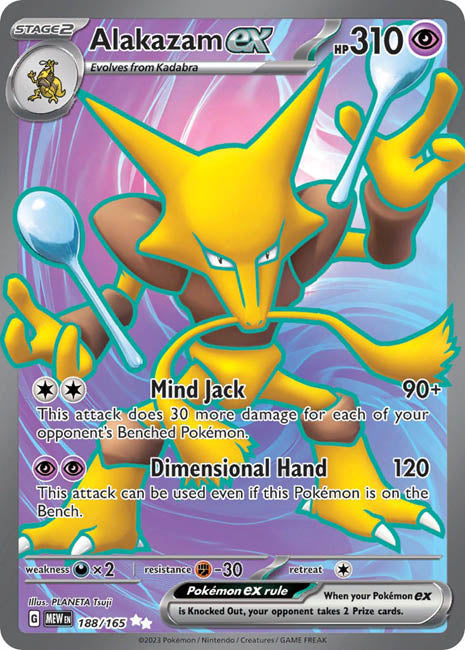 Pokemon TCG - Alakazam ex - MEW