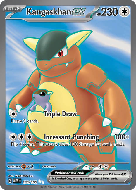 Pokemon TCG - Kangaskan ex - MEW