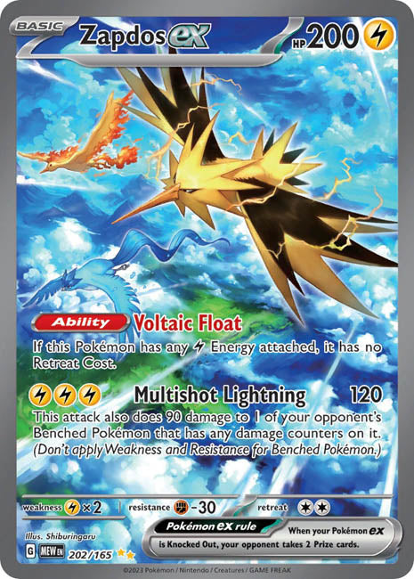 Pokemon TCG - Zapdos ex - MEW