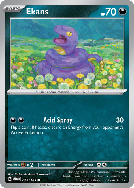 Pokemon TCG - Ekans - MEW