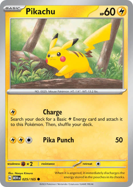 Pokemon TCG - Pikachu - MEW