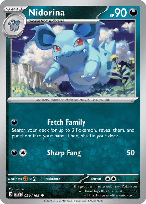 Pokemon TCG - Nidorina - MEW