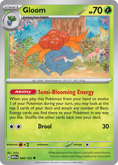 Pokemon TCG - Gloom - MEW