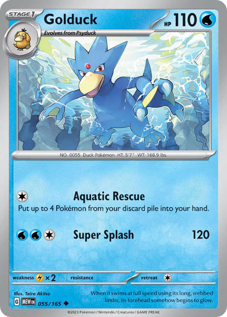 Pokemon TCG - Golduck - MEW