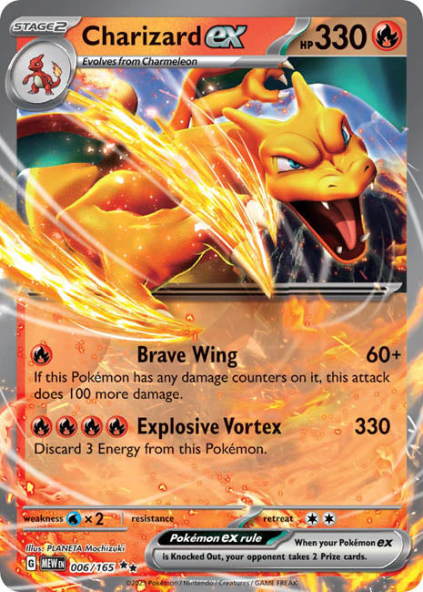 Pokemon TCG - Charizard ex - MEW