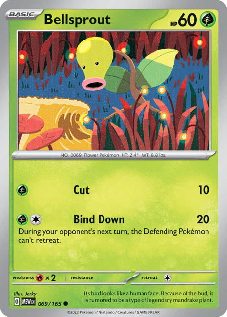 Pokemon TCG - Bellsprout - MEW