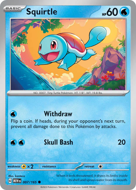 Pokemon TCG - Squirtle - MEW