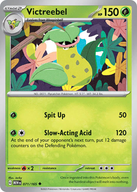 Pokemon TCG - Victreebell - MEW
