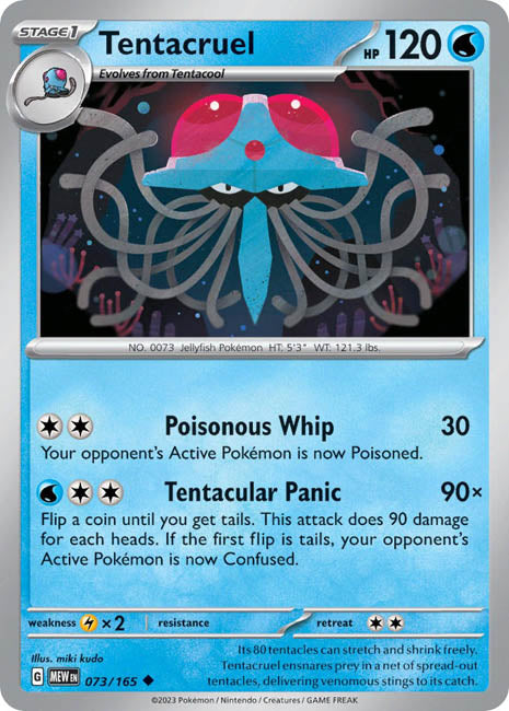 Pokemon TCG - Tentacruel - MEW