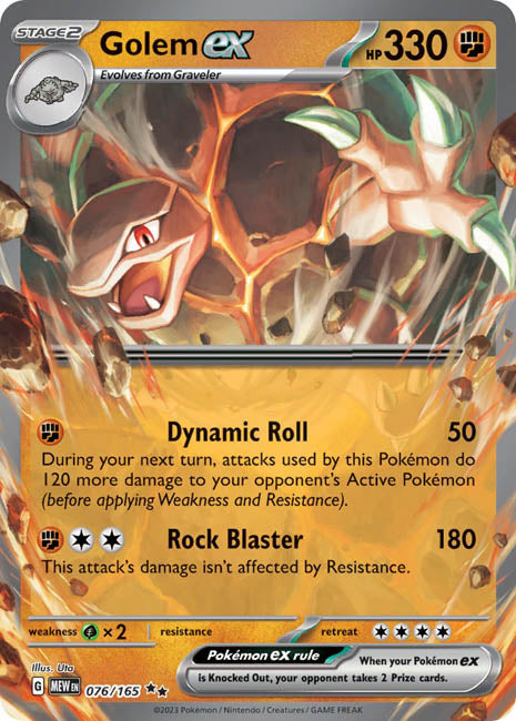 Pokemon TCG - Golem ex - MEW
