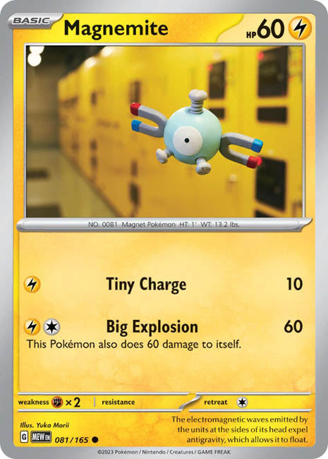 Pokemon TCG - Magnemite - MEW