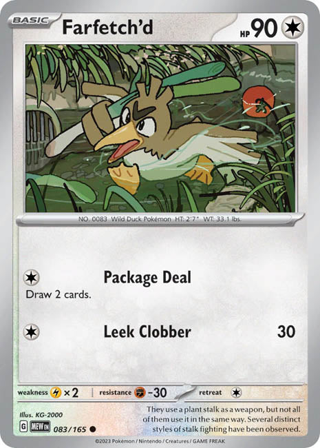 Pokemon TCG - Farfetch'd - MEW