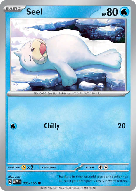 Pokemon TCG - Seel - MEW