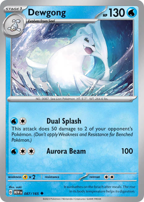 Pokemon TCG - Dewgong - MEW