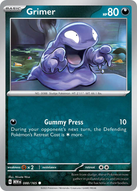 Pokemon TCG - Grimer - MEW