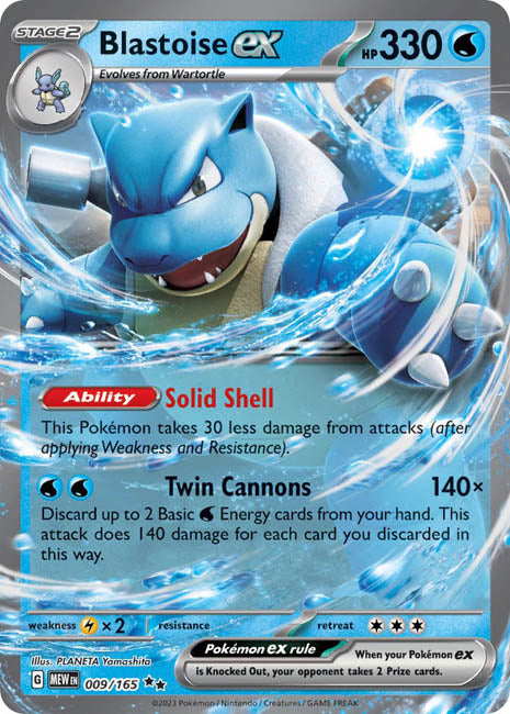 Pokemon TCG - Blastoise ex - MEW