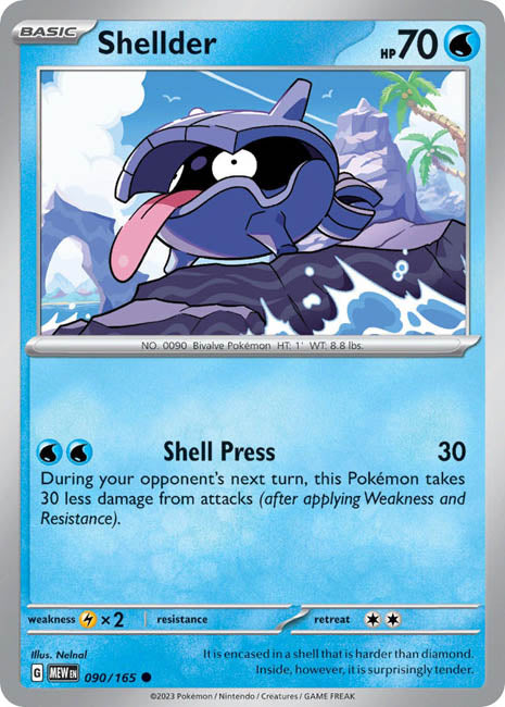 Pokemon TCG - Shellder - MEW