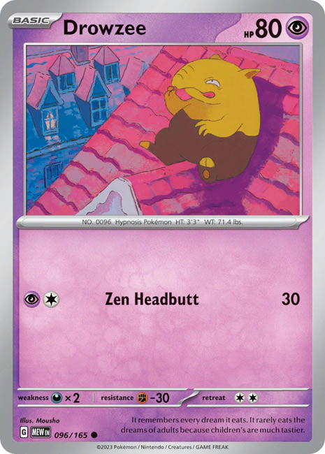 Pokemon TCG - Drowzee - MEW