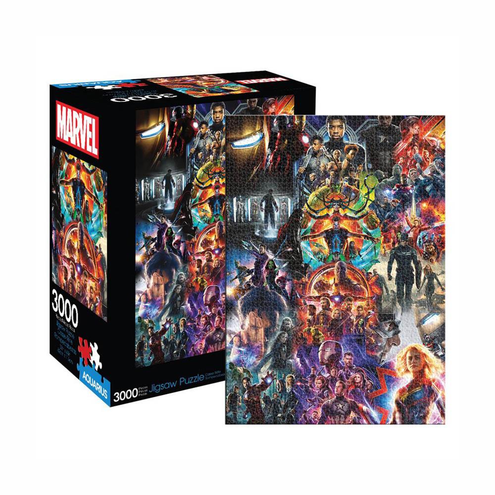 Aquarius 3000pc Puzzle - Marvel Avengers Collage-TCG Nerd Main image