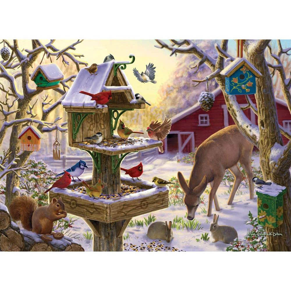 Bits and Pieces 500pc Puzzle - Sunrise Feasting Secondary image