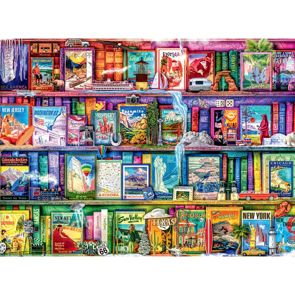Buffalo 1000pc Puzzle - Aimee Stewart - Travel Trinkets Secondary image