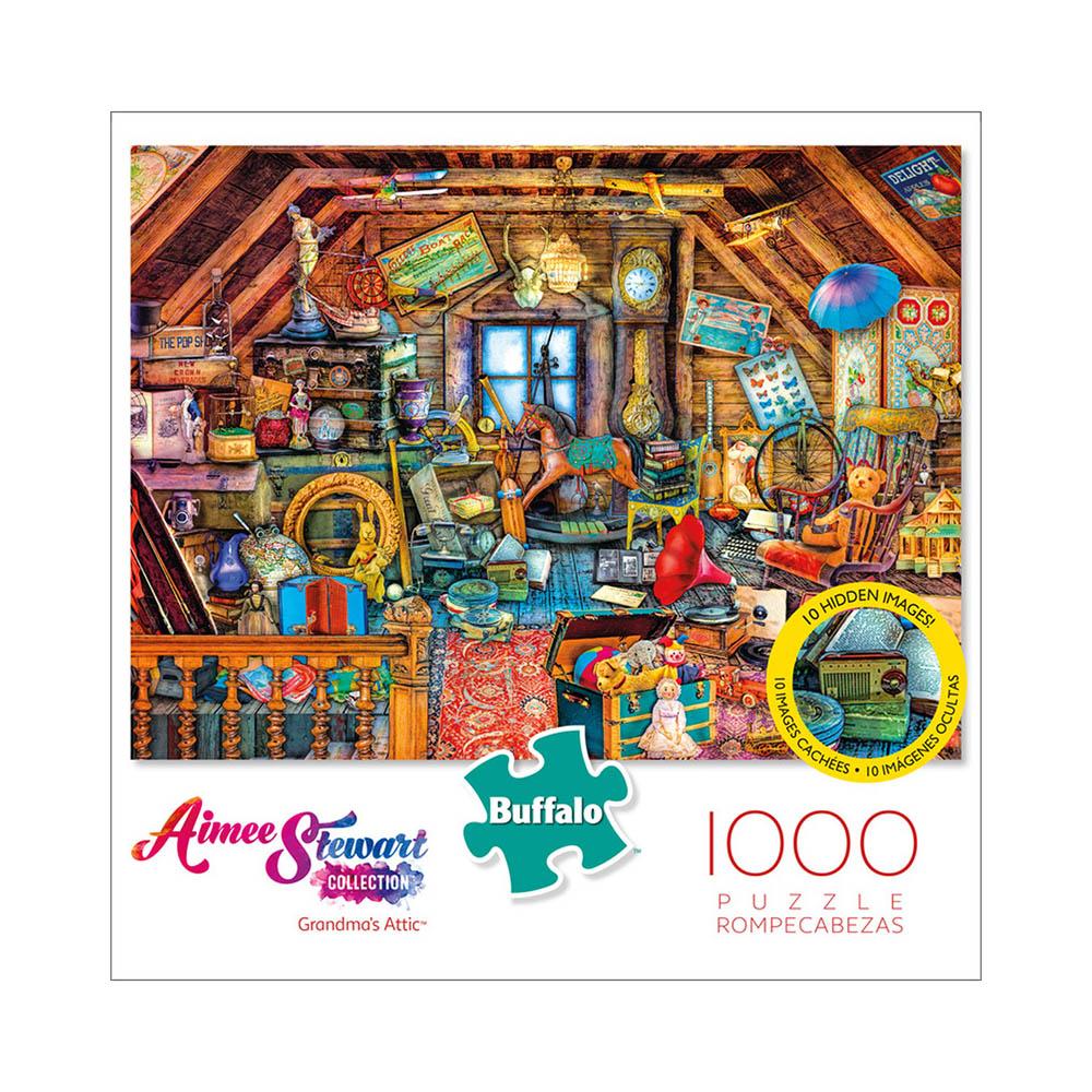 Buffalo 1000pc Puzzle - Aimee Stewart Collection - Grandma's Attic-TCG Nerd Main image