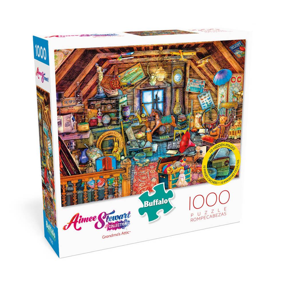Buffalo 1000pc Puzzle - Aimee Stewart Collection - Grandma's Attic-TCG Nerd
