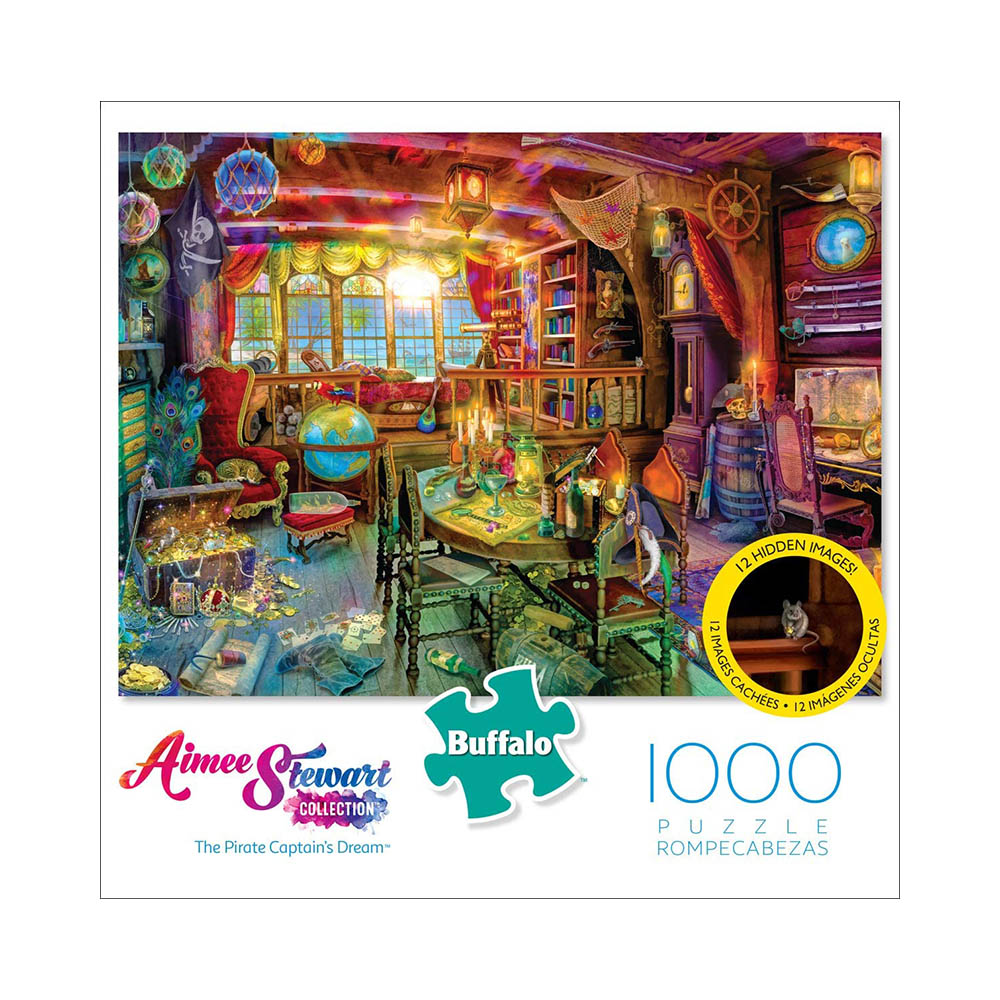 Buffalo 1000pc Puzzle - Aimee Stewart - The Pirate Captain's Dream