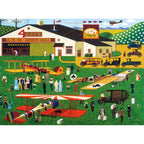 Buffalo 1000pc Puzzle - Charles Wysocki - Four Aces Flying School-TCG Nerd