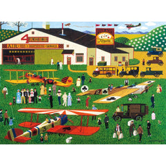 Buffalo 1000pc Puzzle - Charles Wysocki - Four Aces Flying School-TCG Nerd