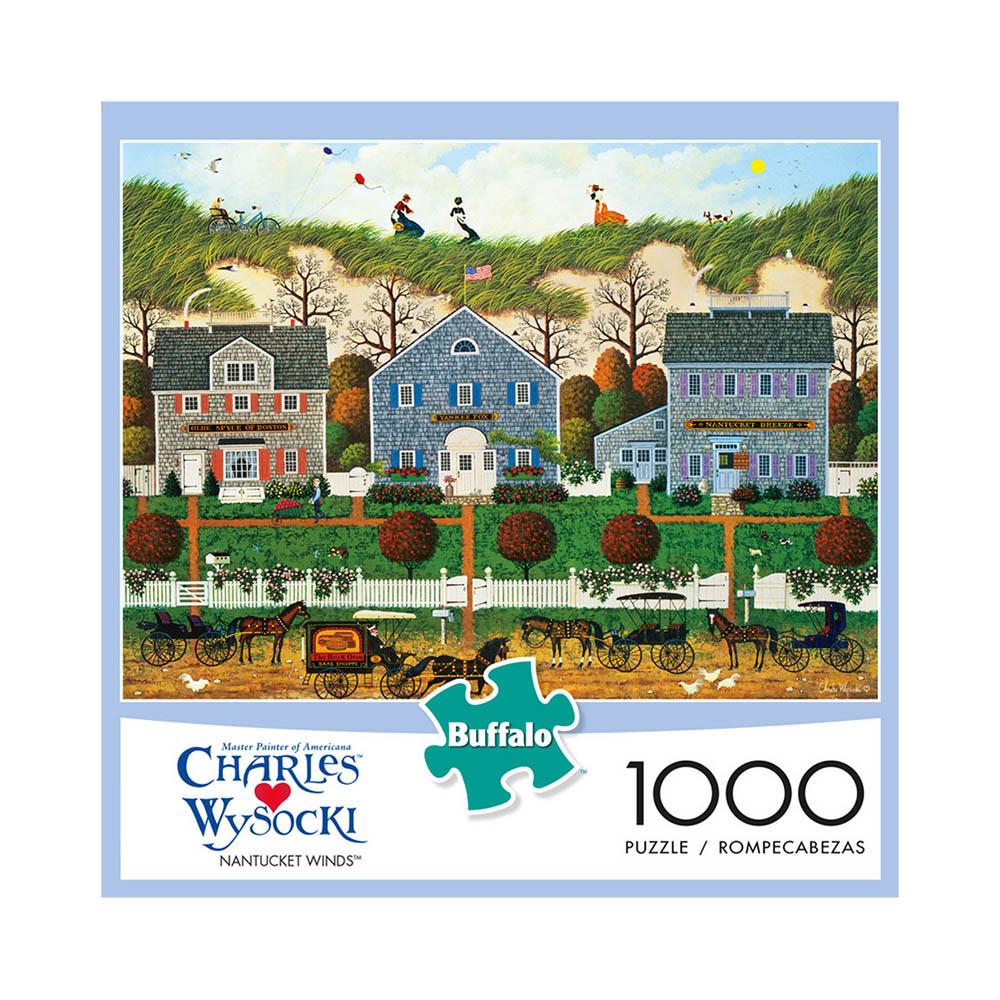 Buffalo 1000pc Puzzle - Charles Wysocki - Nantucket Winds-TCG Nerd Main image