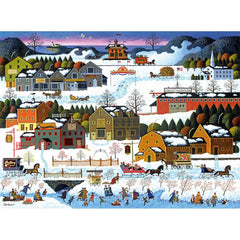 Buffalo 1000pc Puzzle - Charles Wysocki - Hickory Haven Canal-TCG Nerd