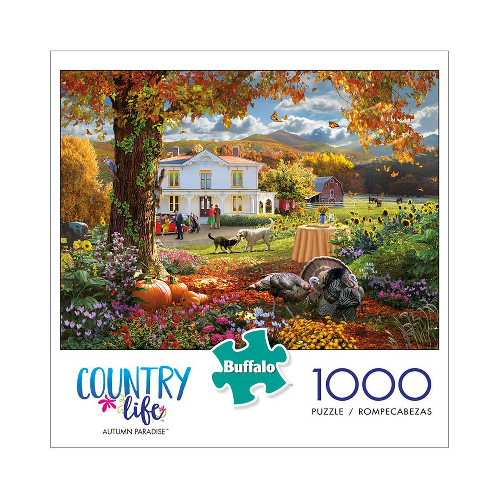 Buffalo 1000pc Puzzle - Country Life - Autumn Paradise-TCG Nerd Main image