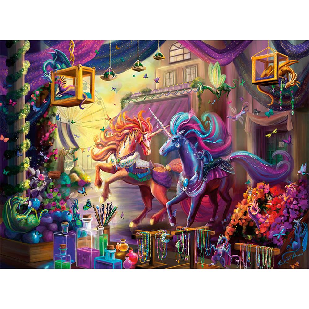 Buffalo 1000pc Puzzle - Flights of Fantasy - Glitter Edition - Twilight Marketplace Secondary image