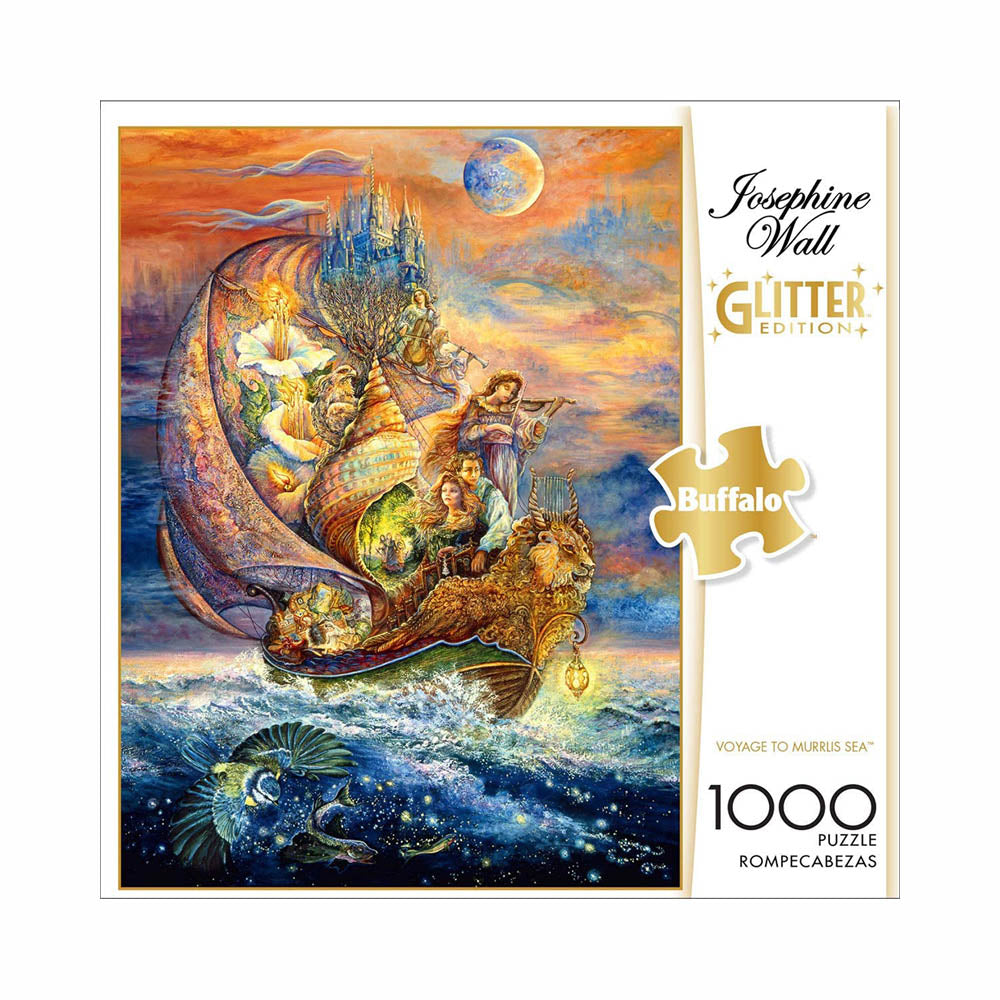 Buffalo 1000pc Puzzle - Josephine Wall - Voyage to Murrlis Sea-TCG Nerd Main image