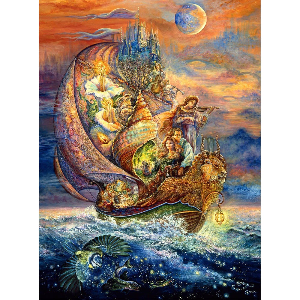 Buffalo 1000pc Puzzle - Josephine Wall - Voyage to Murrlis Sea Secondary image
