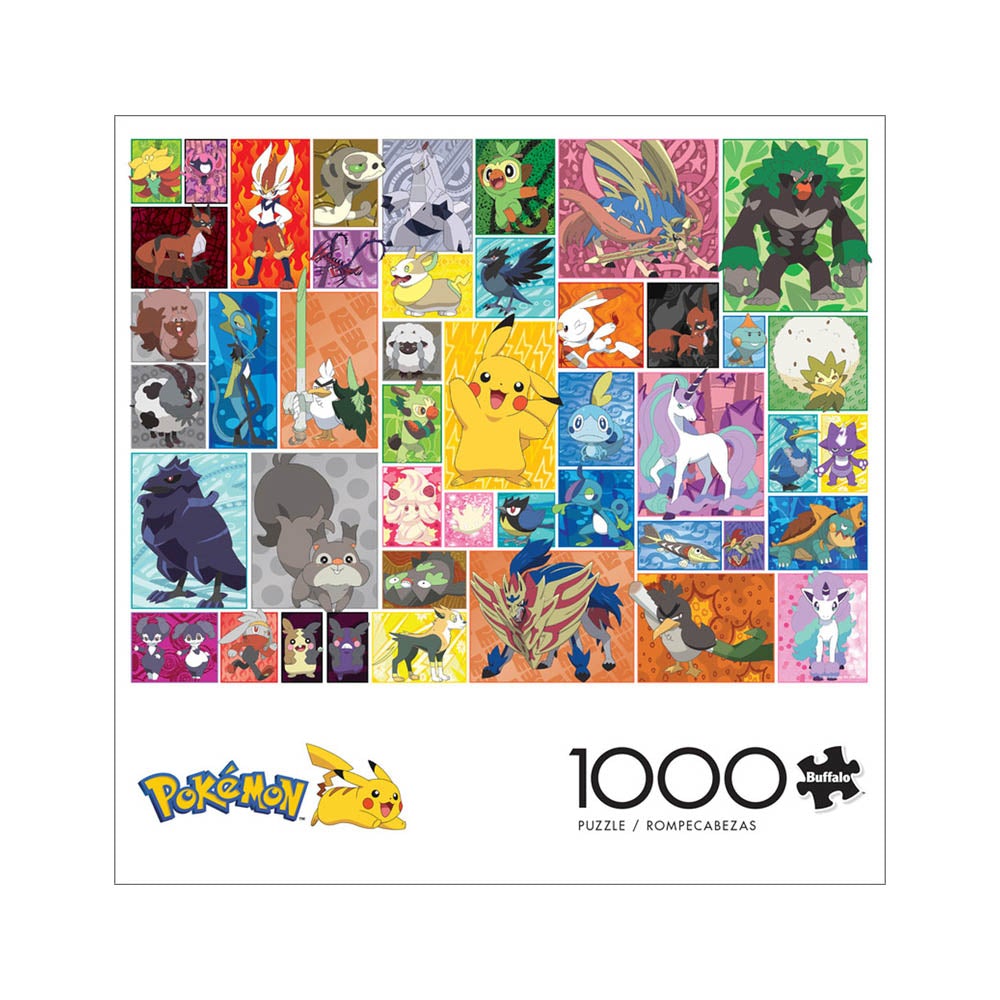 Buffalo 1000pc Puzzle - Pokemon - Galar Frames-TCG Nerd Main image