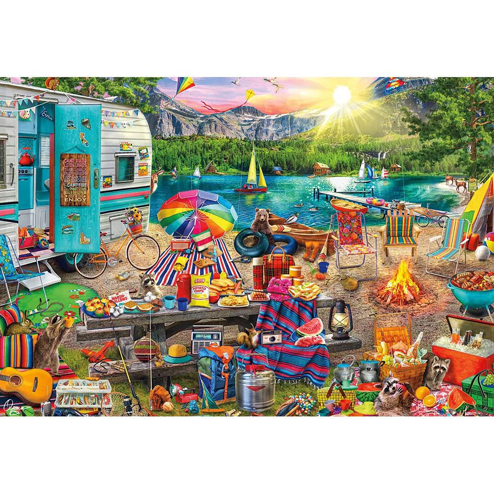 Buffalo 2000pc Puzzle - Aimee Stewart - Family Campsite Secondary image