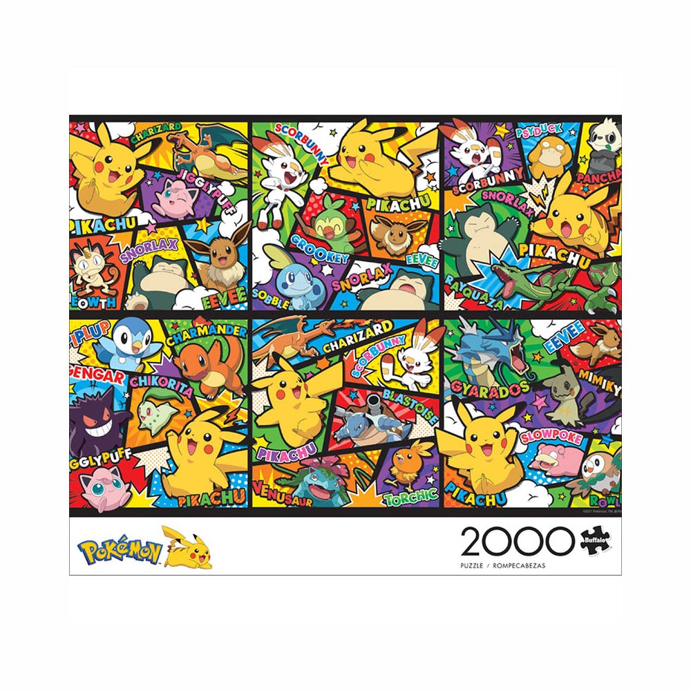 Buffalo 2000pc Puzzle - Pokemon - Pokemon Panels-TCG Nerd