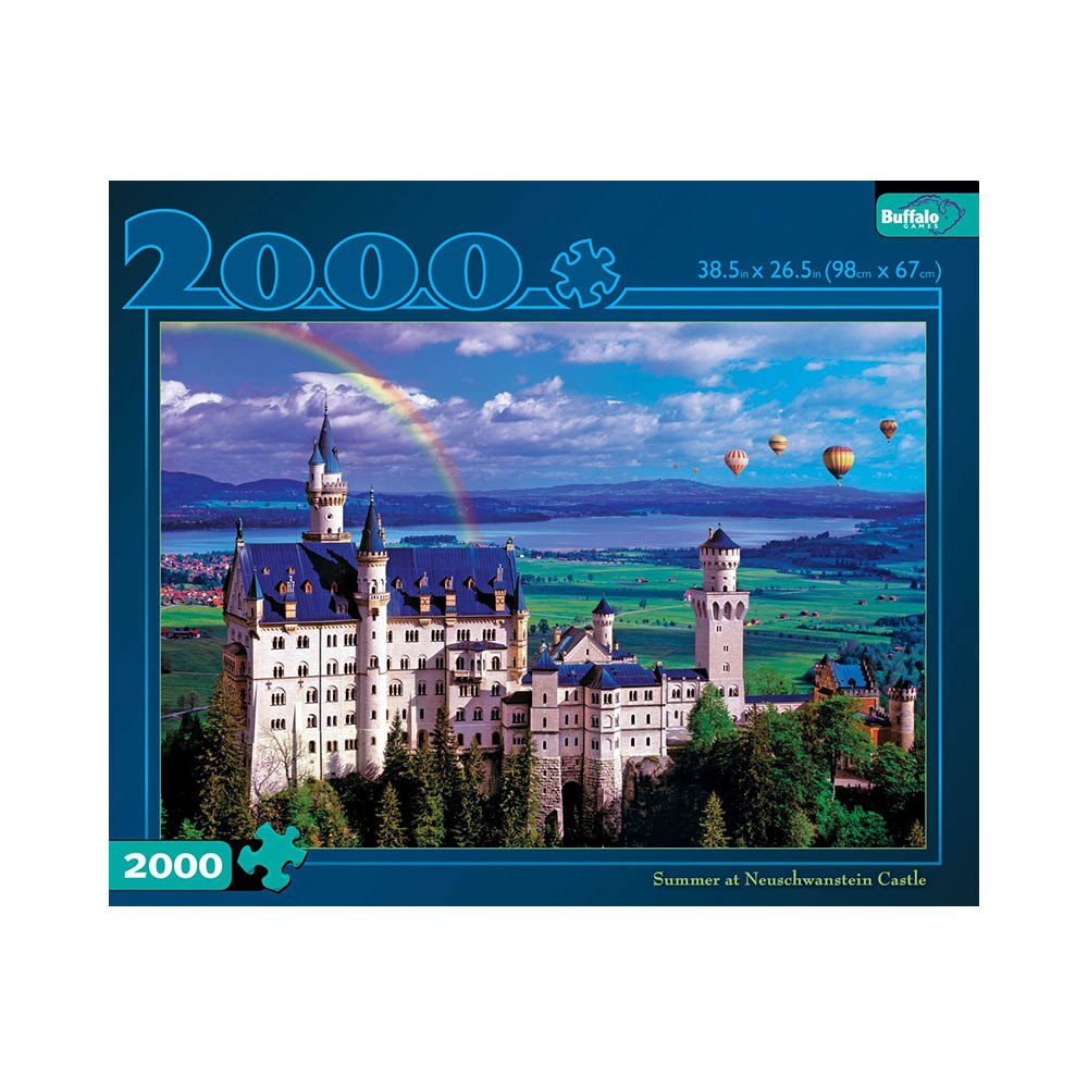 Buffalo 2000pc Puzzle - Summer at Neuschwanstein Castle Main image