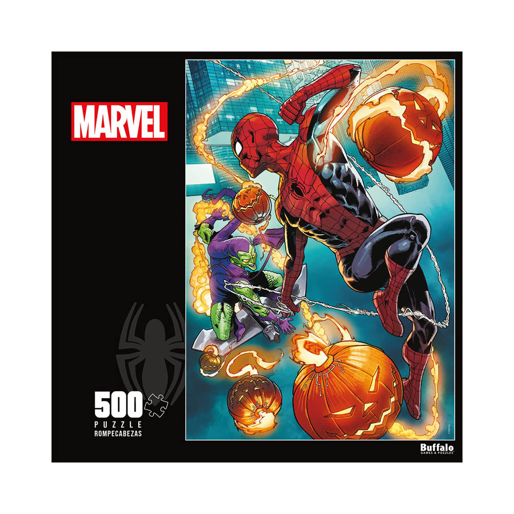 Buffalo 500pc Puzzle - Marvel™ - Spider-Man vs. Green Goblin Main image