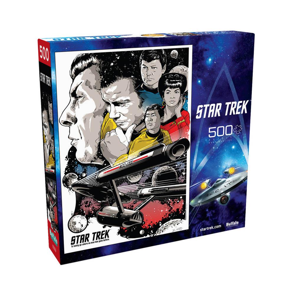 Buffalo 500pc Puzzle - Star Trek - To Boldly Go Where No Man Has Gone Before-TCG Nerd
