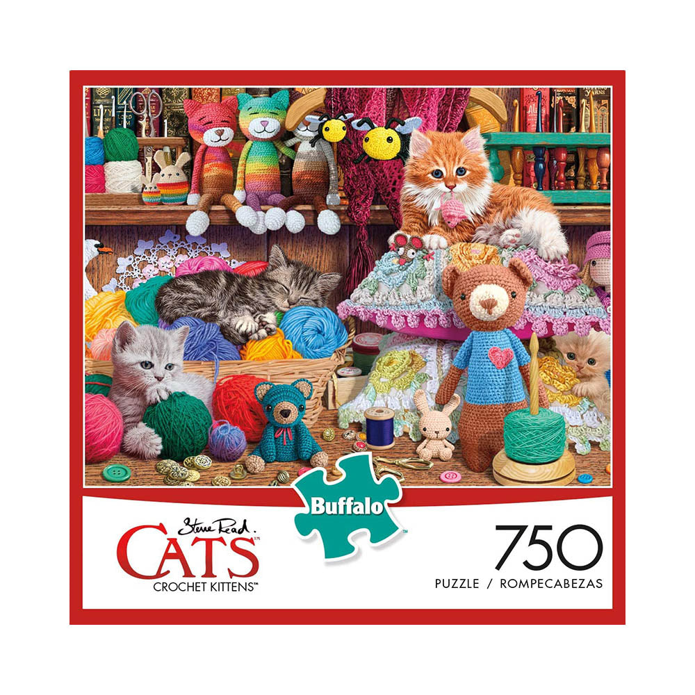 Buffalo 750pc Puzzle - Cats - Crochet Kittens Main image