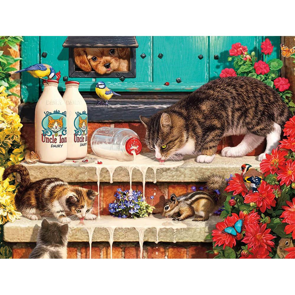 Buffalo 750pc Puzzle - Cats - Doorstep Raiders Secondary image