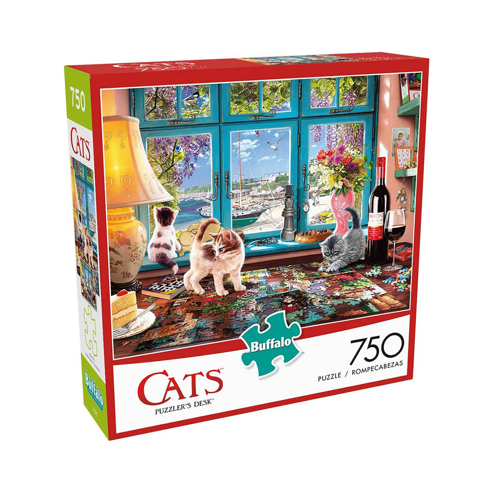Buffalo 750pc Puzzle - Cats - Puzzler's Desk