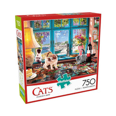 Buffalo 750pc Puzzle - Cats - Puzzler's Desk