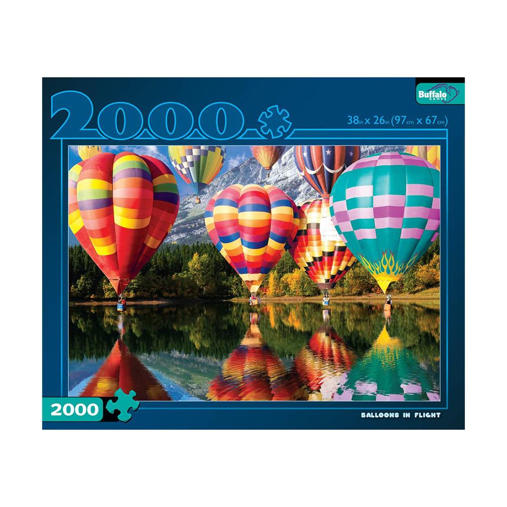 Buffalo 2000pc Puzzle - Balloons in Flight-TCG Nerd Main image